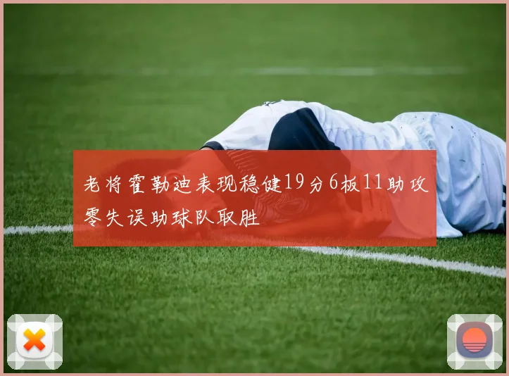 老将霍勒迪表现稳健19分6板11助攻零失误助球队取胜